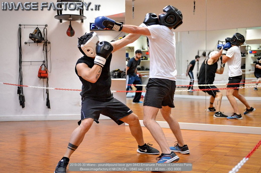 2019-05-30 Milano - pound4pound boxe gym 0443 Emanuele Pelizzo vs Lorenzo Porro